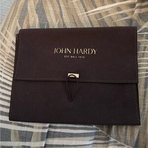 John Hardy Dark Brown Leather Wallet